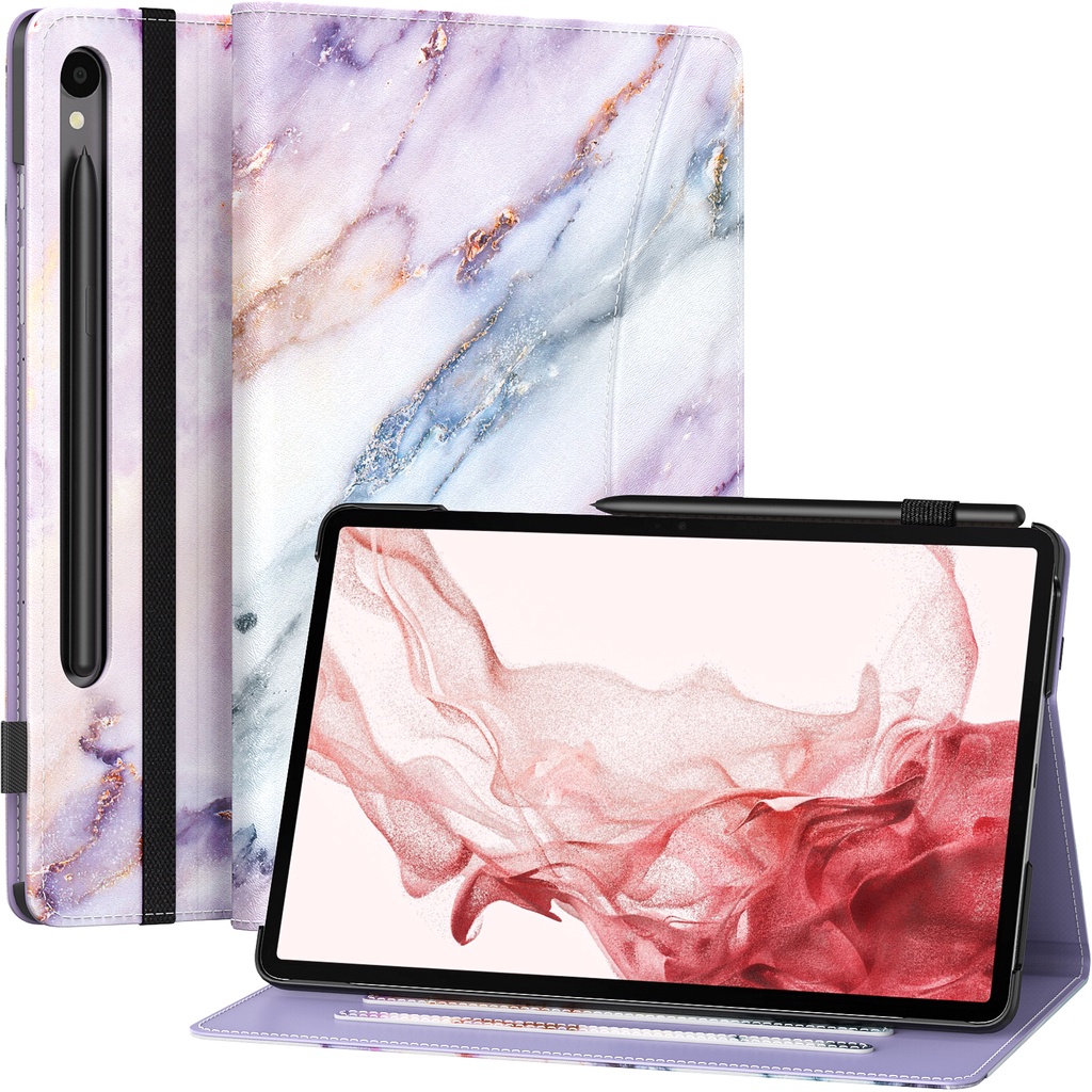Bao Da Máy Tính Bảng Nắp Gập Đa Góc Có Giá Đỡ Cho Samsung Galaxy Tab S9 11-Inch 2023