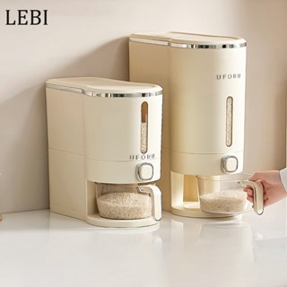 Hộp đựng gạo LEBI chống ẩm chống côn trùng tiện dụng cho nhà bếp