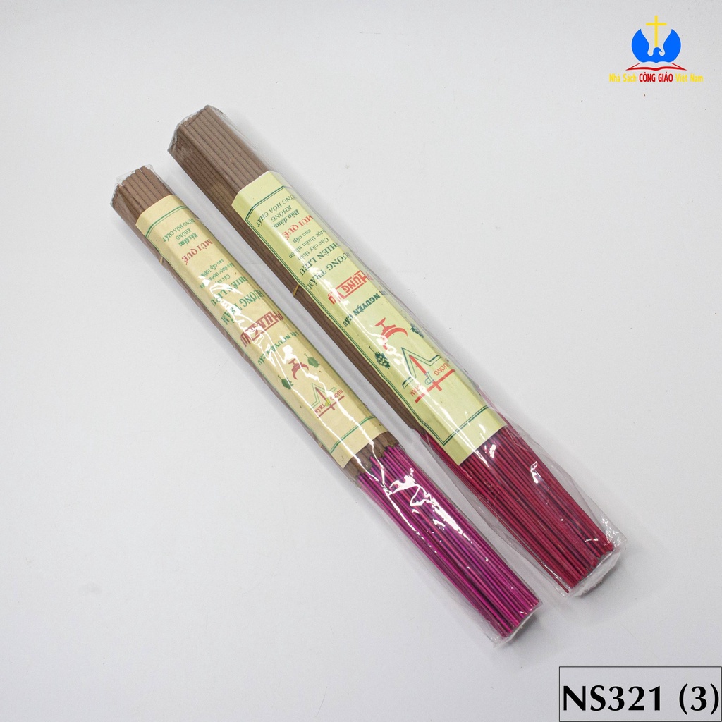 Nhang quế bó to - Hương Trầm Phụng Vụ không hóa chất NS321 quatangconggiao.nd