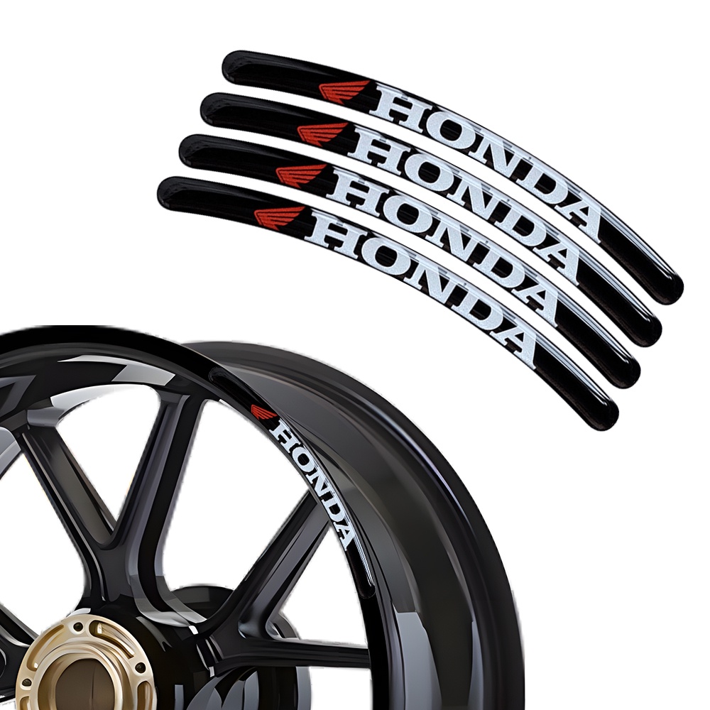 Miếng Dán Logo Trang Trí Bánh Xe Mô Tô Honda Zoomer X Chất Lượng Cao