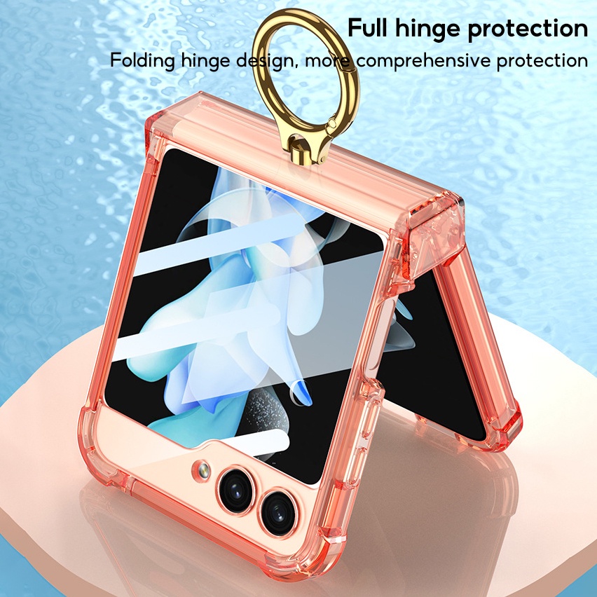 Ốp Lưng Chất Liệu TPU Silicone Trong Suốt Cho Samsung Galaxy Z Flip 5 Samsung Z Flip 5 Coque