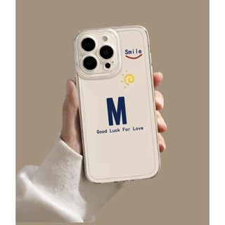 Letter case cho iphone 11 12 13 14 pro max letter m n o ốp lưng trong suốt vỏ mềm chống sốc máy ảnh xr x xs max 7 8 plusprotection