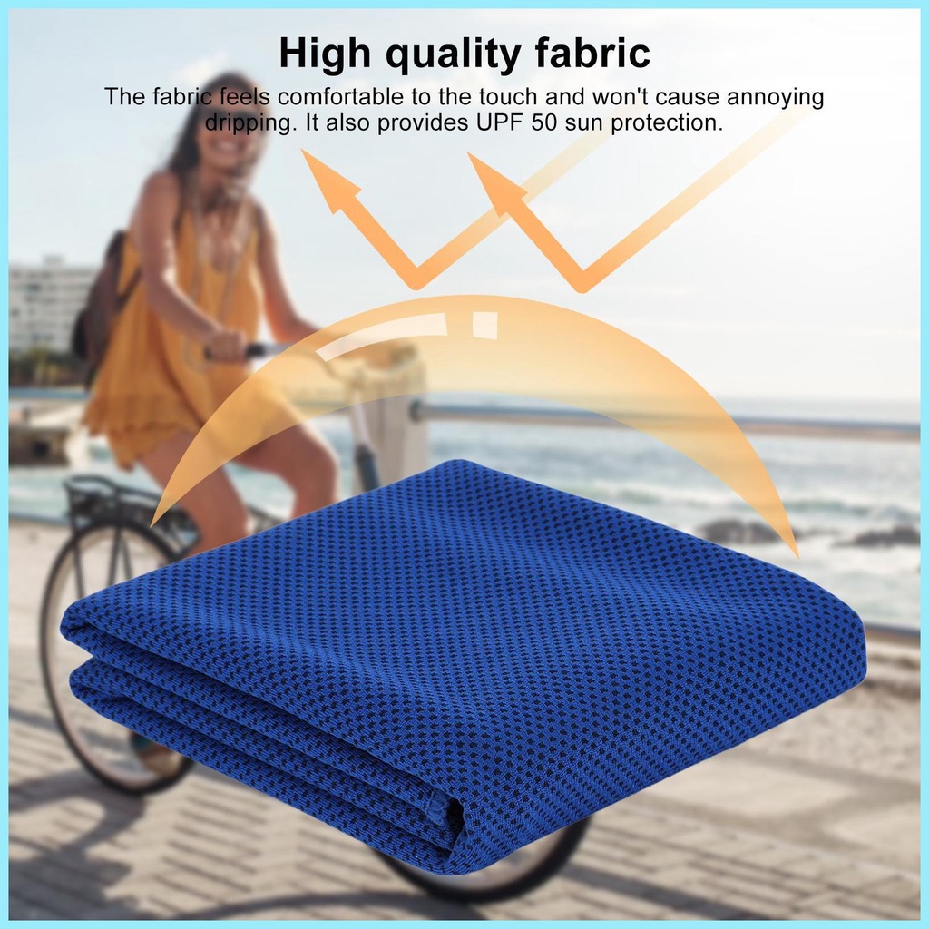 Khăn Làm Mát Mềm Mại Thoáng Khí 12x32in Dùng Khi Chơi Thể Thao / Yoga / Cắm Trại / tdevn tdevn