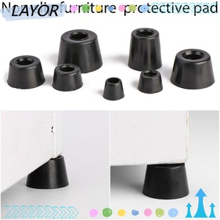 Set 10 Đệm Cao Su Đỡ Chân Loa/Tủ/Đồ Dùng Nội Thất Màu Đen