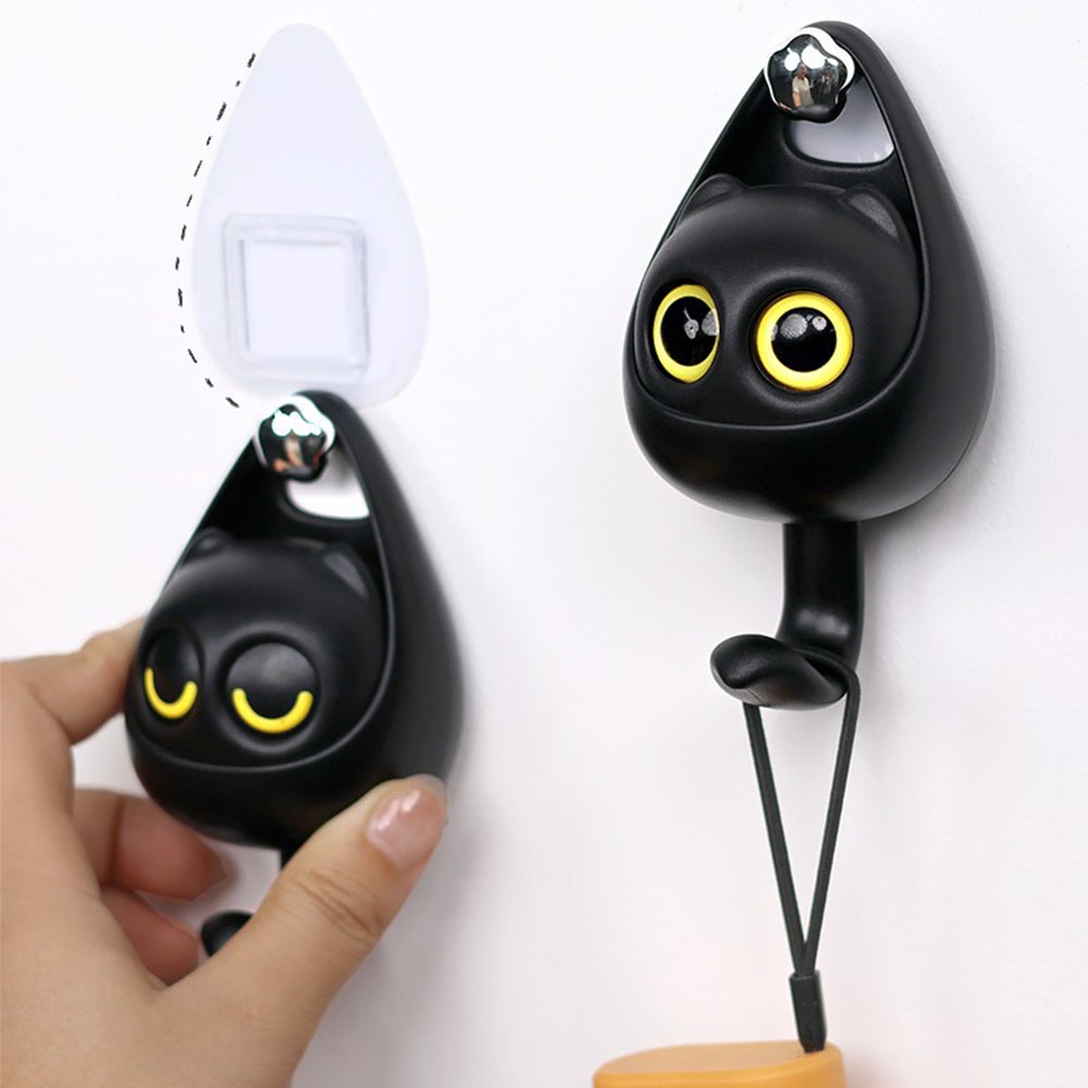 Móc Treo Đồ Đa Năng Hình Mèo Winking Dễ Thương