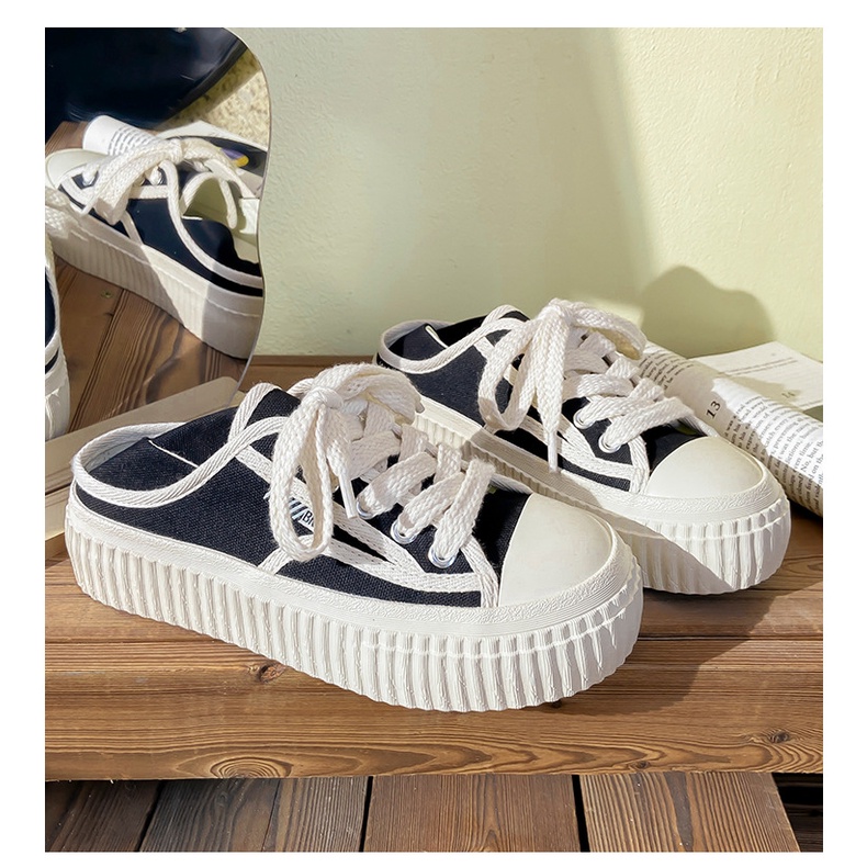 Giày Lười Màu Trắng Đế Dày Phong Cách Mới Kuang 2023