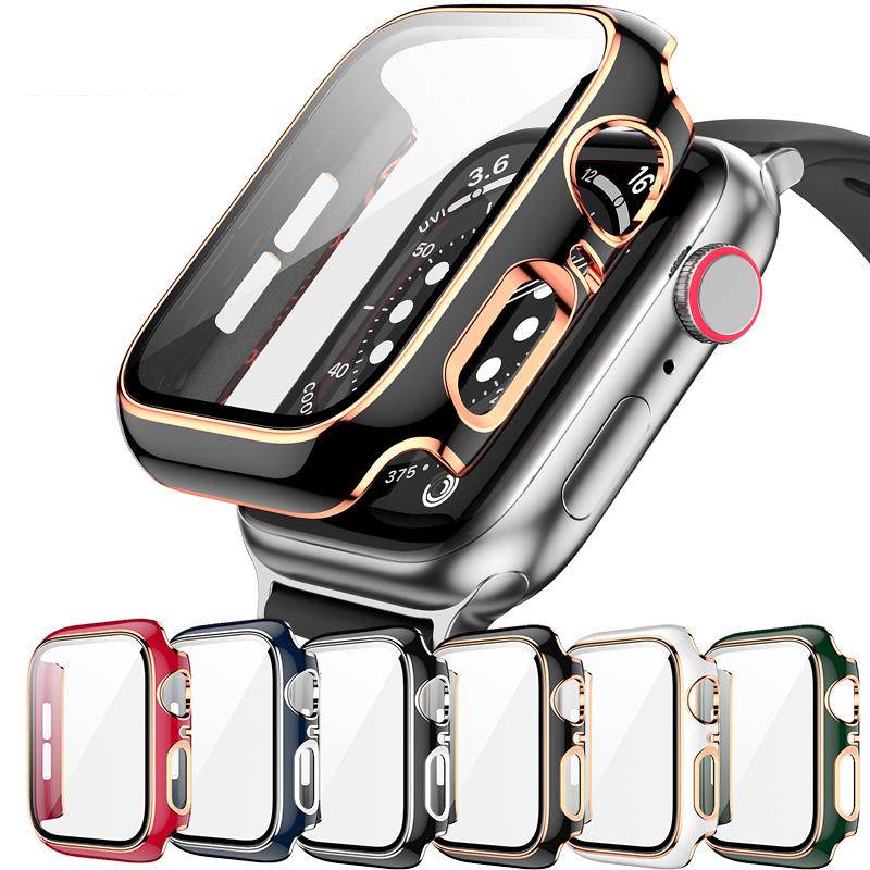 Apple Watch Series 8 7 6 5 4 SE Cover Bảo vệ màn hình cho Apple Watch Ultra 45mm 44mm 41mm 40mm Vỏ k