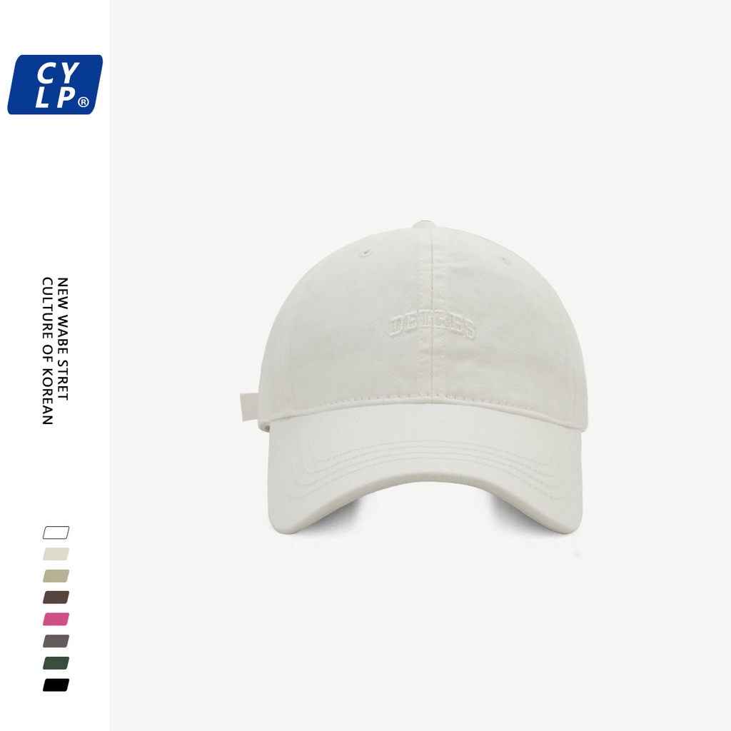 Mũ Lưỡi Trai Mềm Thêu Chữ Phong Cách Hàn Quốc Thời Trang Thu Đông Cho Cặp Đôi