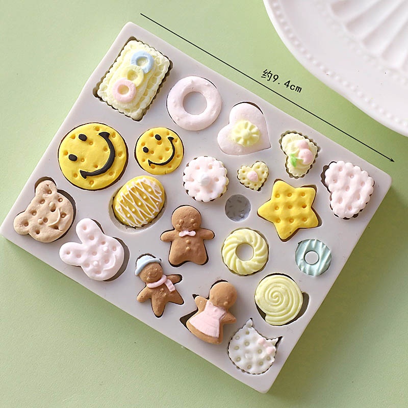 Khuôn Silicone Làm Bánh Quy / Kẹo / Socola Tiện Dụng