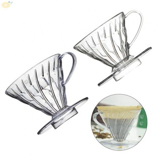 【VARSTR】Coffee Filter Pot Coffee Dripper Coffee Funnel Filter Resin Drip Transparent