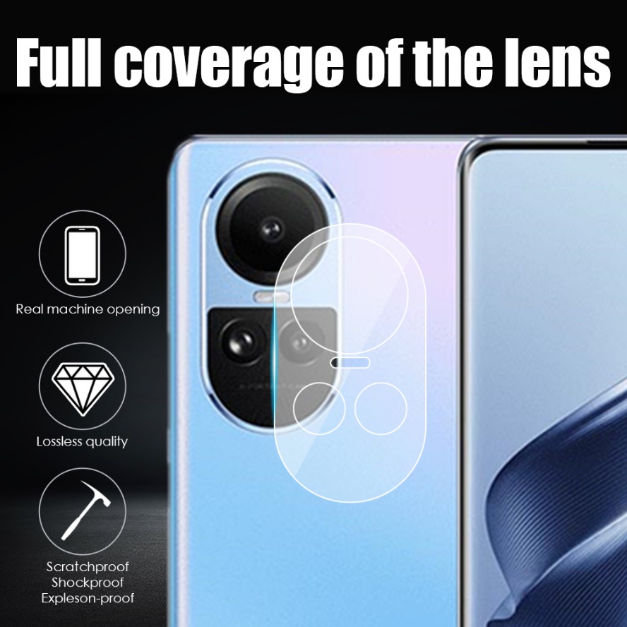 3 Trong 1 Kính Cường Lực HD Bảo Vệ Camera OPPO Reno10 Reno 10 Pro + Plus 5G OPO Rino 10Pro + 2023