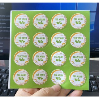 TEM DÁN NHÂN BÁNH  -ĐỦ VỊ