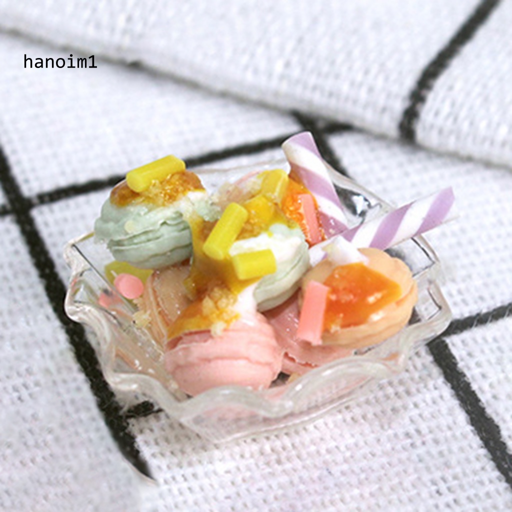 Đĩa Tráng Miệng Mini Trang Trí Cho Nhà Búp Bê