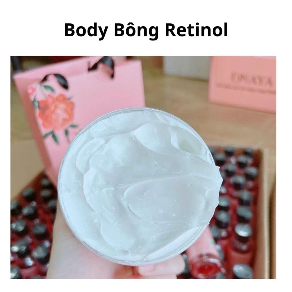 Kem Body Bông Retinol 200gr mẫu mới 2023