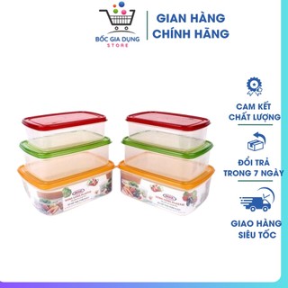Bộ 3 hộp đựng thực phẩm Song Long 2221 (2000ml, 1300ml, 850 ml)