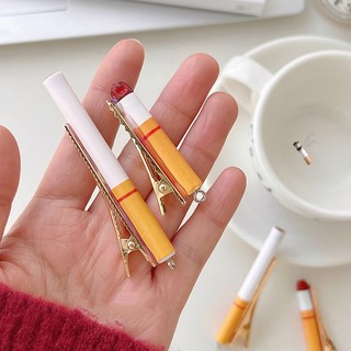 Kẹp tóc hình điếu thuốc hoạt hình vui nhộn sáng tạo