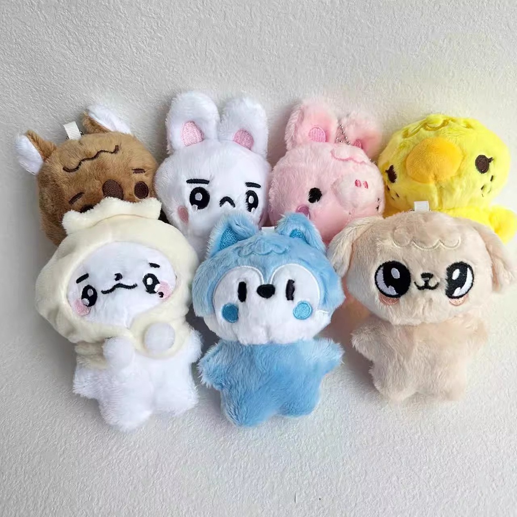 Quạt Đồ Chơi 10cm In Hình Nhóm Nhạc Stray Kids Bang Chan Lee Know Changbin Hyunjin Felix Plushe Q