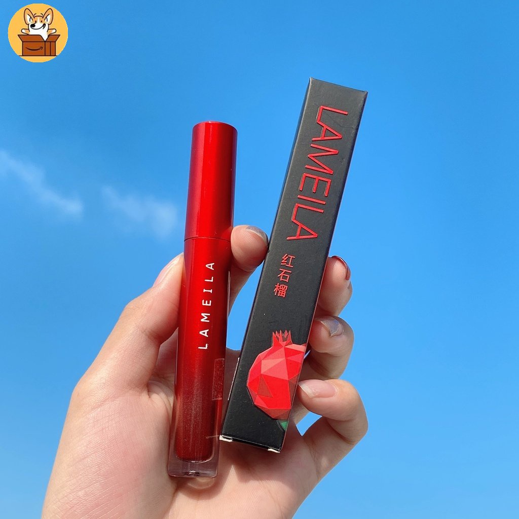 Son Tint Màu Lì & Vết Bẩn Nhung Hoàn Thiện Và Cà Chua - Không Phai Màu Dưỡng Ẩm