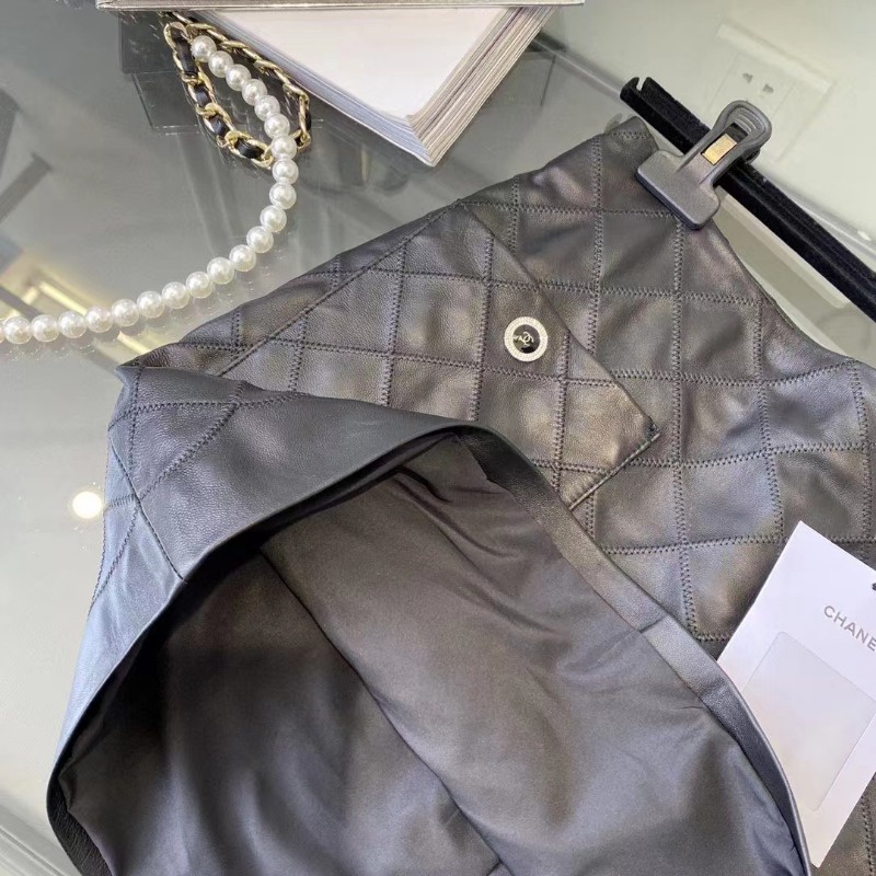 Chân Váy Da Cừu Sọc Ca Rô Đính Đá Thời Trang Mùa Thu Mới 2023