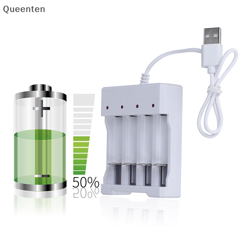 Hộp Sạc Nhanh 4 Ngăn Cho Pin AAA Và AA