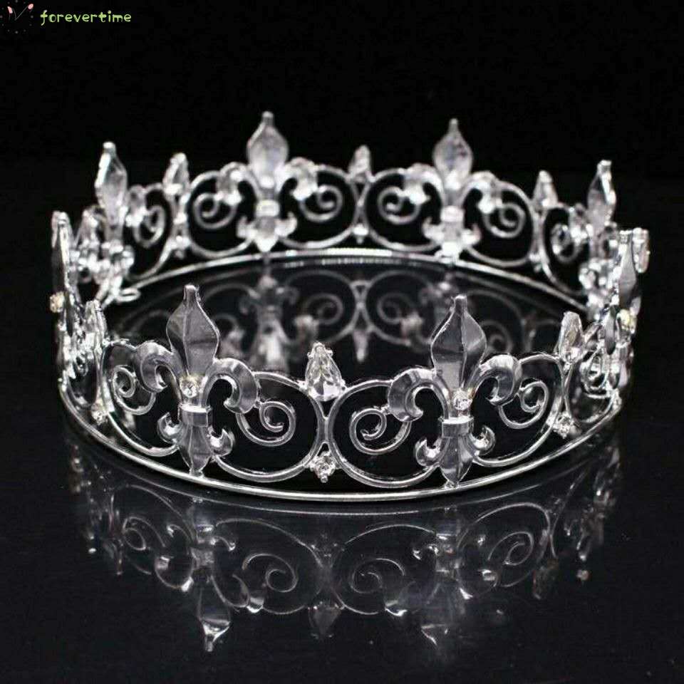 Vương Miện Cài Tóc Hình Khẩu Súng Tròn Bằng Hợp Kim Cho Nam & Nữ