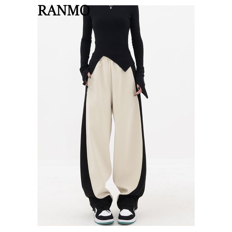 Quần dài RANMO A23L0GP ống rộng thời trang dành cho nữ