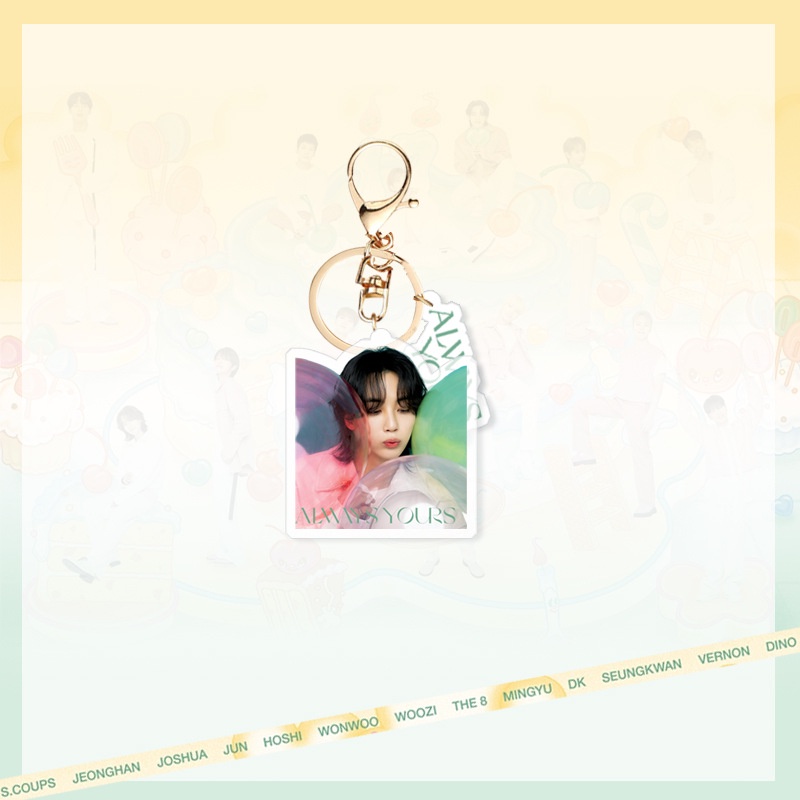 Móc Khóa Acrylic Hình Nhóm Nhạc Kpop Seventeen Mới
