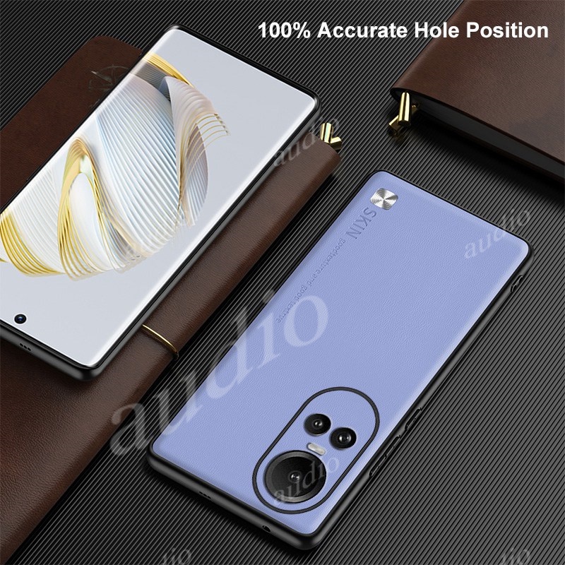 Ốp Điện Thoại Da Viền Silicon Sang Trọng Cho Oppo Reno 10 Pro Plus 10Pro 10Pro + 5G 2023 Oppo Reno10 Pro + Pro + Reno10Pro 5G