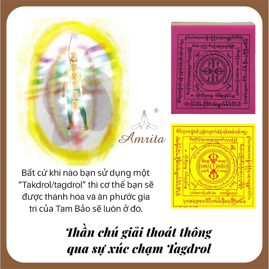 Kinh Văn Cúng Sur - Kinh văn giấy hỏa tịnh Bộ giải thoát Tagdrol - giảm nghiệp, siêu độ - Amrita