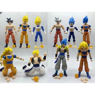Set 5 mô hình nhân vật phim hoạt hình dragon ball