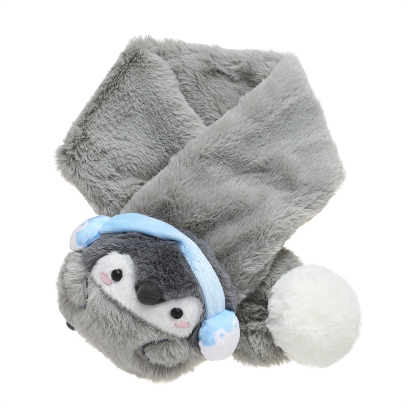 Khăn Choàng Cổ Mềm Mại Ấm Áp Hình Búp Bê Koupen-Chan 3 Dễ Thương Làm Quà Tặng Mùa Đông Cho Bé Gái