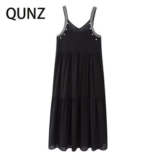 Qunz Đầm Midi Tua Rua Đa Năng Giải Trí 5696