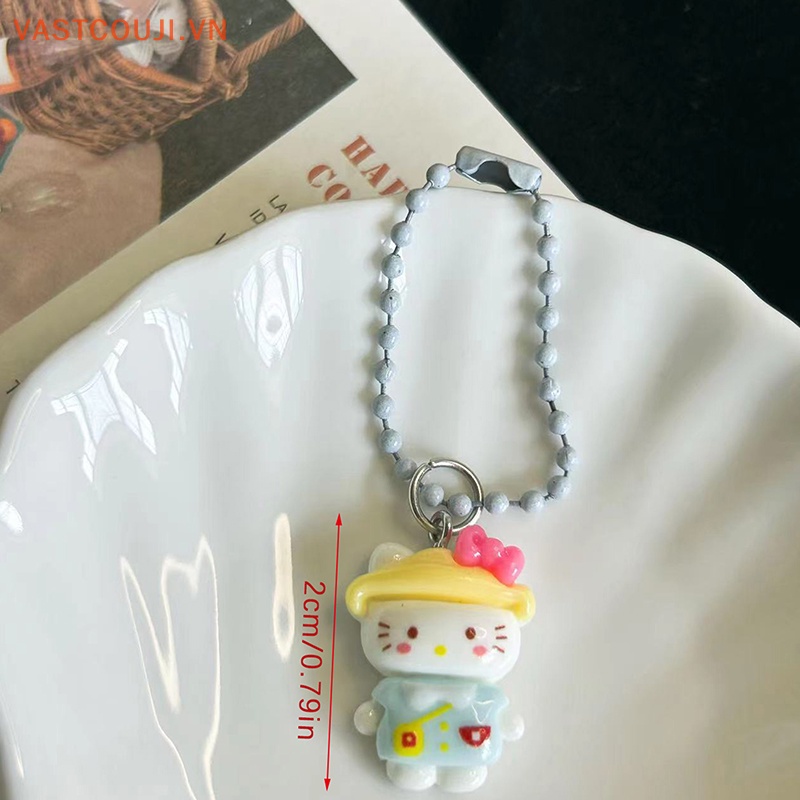 Vastji cartoon keychain dễ thương kawaii móc khóa linh vật chìa khóa chuỗi bi chìa khóa quà tặng nhỏ cô gái đồ chơi ba lô mặt dây chuyền trang sức quà tặng vn