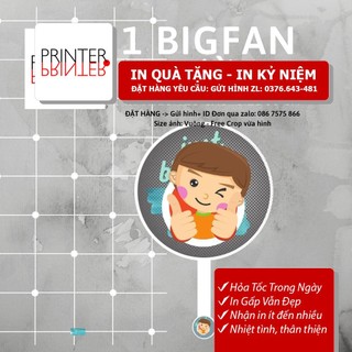 1 Quạt Khổng lồ Bifan 30cm - in theo yêu cầu 2 mặt