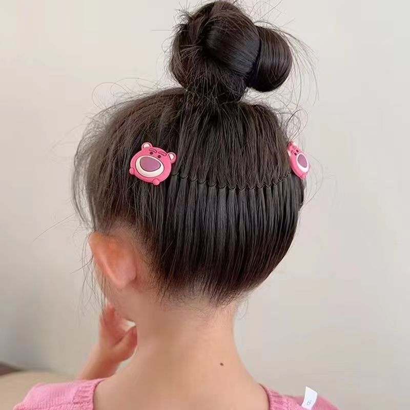 Lược cài tóc Vô Hình làm gọn gàng tóc họa tiết hoạt xinh xắn đáng yêu cho bé 13cm