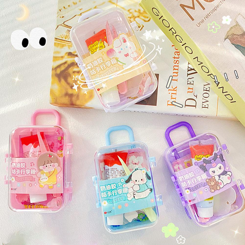 Phim hoạt hình 3d sticker guka set hành lý tự làm dễ thương guka girl đồ chơi trẻ em kuromi diy toy gift for kids