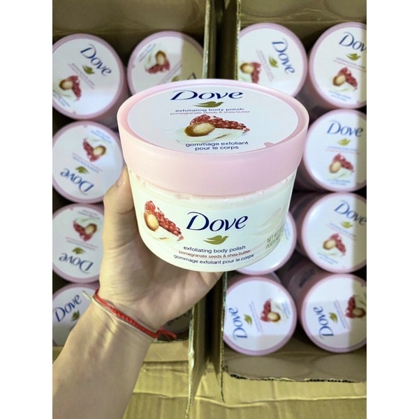 TẨY TẾ BÀO CHẾT BODY DOVE. Tẩy da chết DOVE 298g