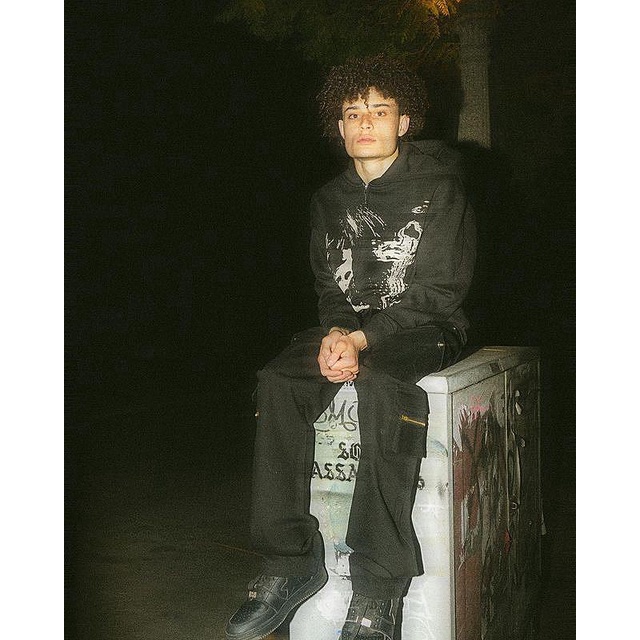 Mới Áo Khoác Hoodie Nỉ Dáng Rộng Màu Đen Có Khóa Kéo In Hình Đầu Chéo Phong Cách Harajuku Đường Phố Mỹ Y2K Punk Nhật Bản Cho Nam