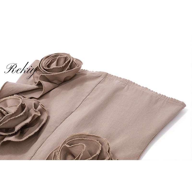 Áo Ống In Hoa 3D Phong Cách Vintage Thời Trang 2023 Mới Cho Nữ