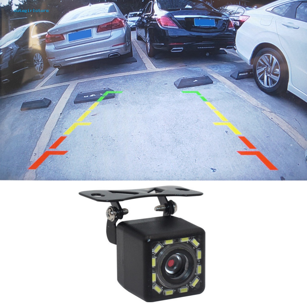 Bộ Camera Lùi Xe Tầm Nhìn Ban Đêm Góc Rộng 170 Độ 12 LED