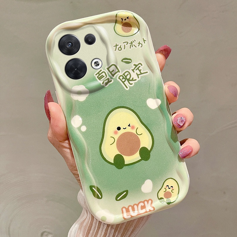 Bao Da Điện Thoại Hình Trái Bơ Cho xiaomi redmi k30 5g 4g k30 pro k40 pro 5g k50 pro k50 ultra k60 pro mi 12t poco f3 poco x3 gt Ốp