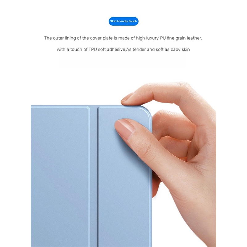 Ốp lưng smat cho xiaomi pad 6 2023 11 inch pu leather tri-folding magnetic cover funda cho xiaomi mi pad 6 mipad 6 pro 2023 case