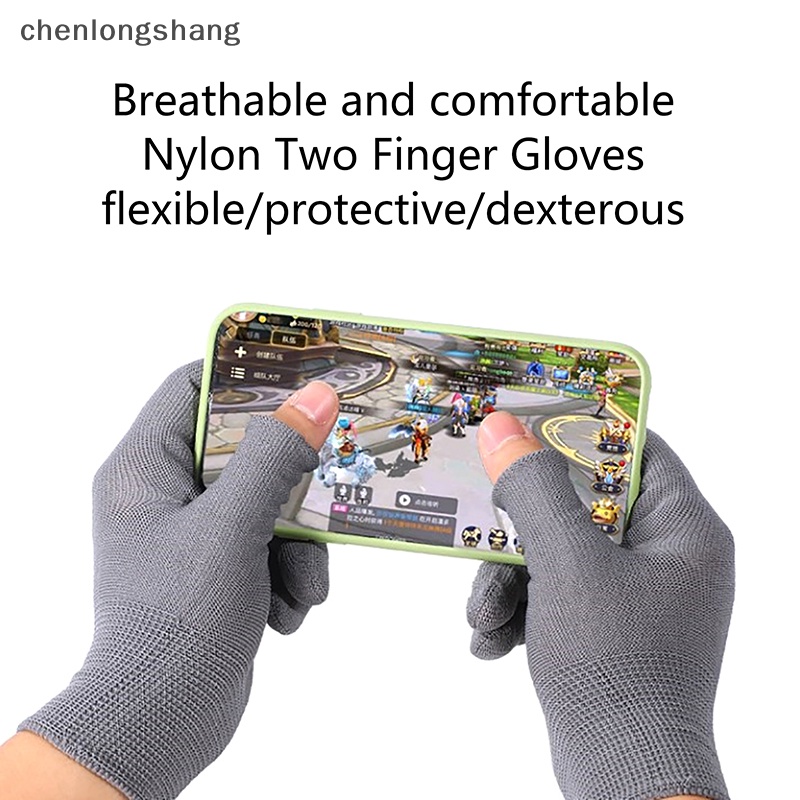 Chenlongshang nylon găng tay màn hình cảm ứng thoáng khí găng tay nửa ngón tay găng tay ngoài trời găng tay mỏng hung shoog mitten en