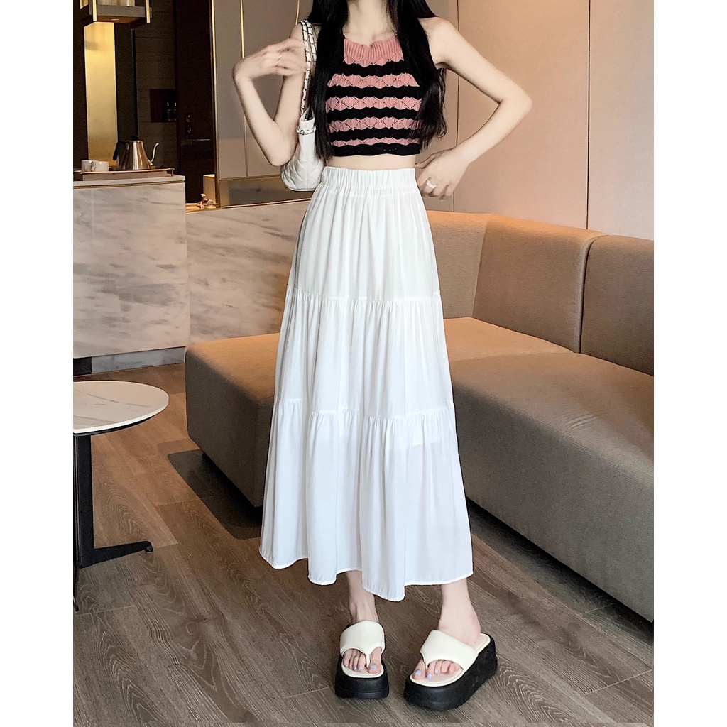 Váy Chân váy thời trang váy nữ hàng cao cấp tính cách Mẫu ngắn 2023 NEW A93M0K1