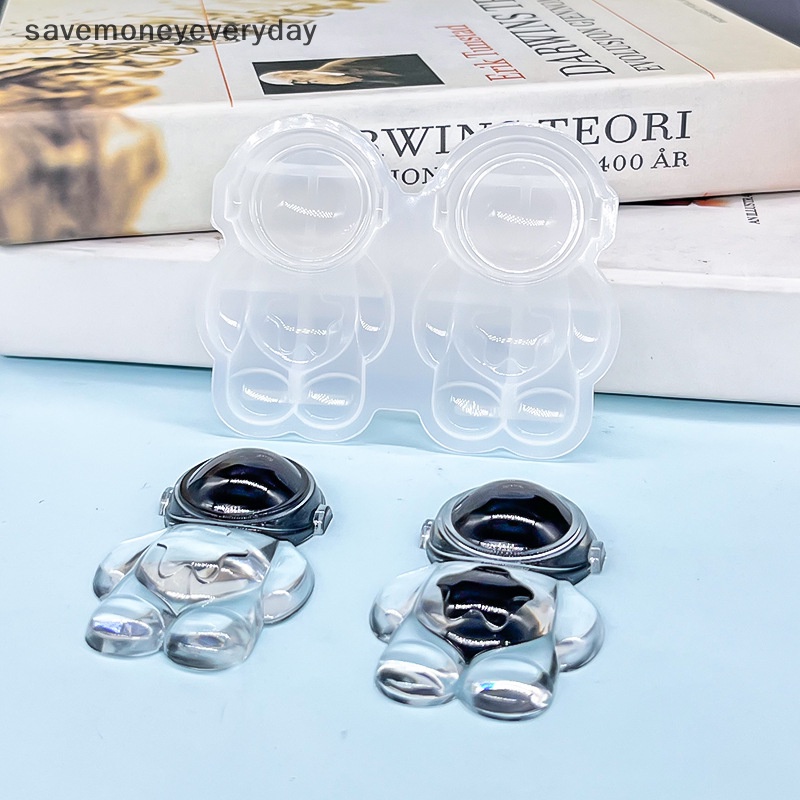 Phi hành gia trang trí thủ công mỹ nghệ khuôn silicone dán tủ lạnh khuôn epoxy casg keychain khuôn trâm cho diy crafts boutique