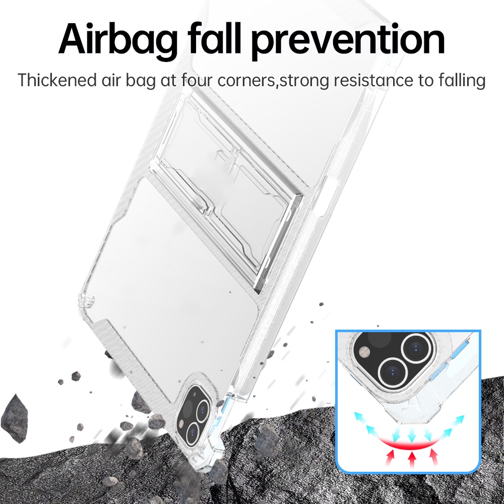 Bao da máy tính bảng cho ipad 7th 8th thế hệ thứ 9 bao da trong suốt cho ipad 10.2 2021 2020 2019 có giá đỡ bút chì + đế pc