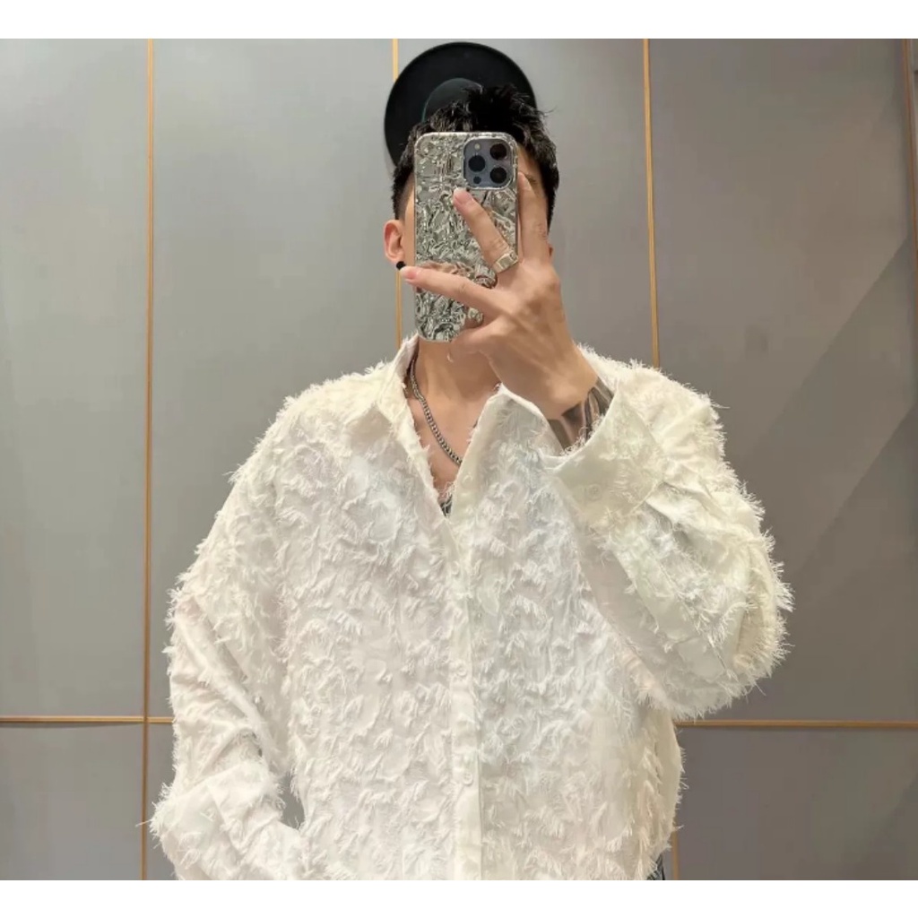 Áo Sơ Mi Nam Dài Tay Phong Cách Hàn Quốc Mới