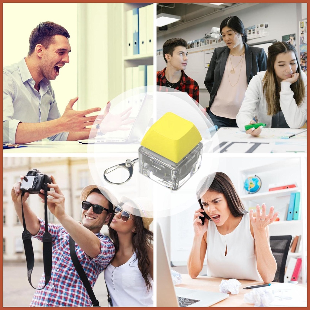 Bàn phím keychain bàn phím cơ trục tester đồ chơi thư giãn nút thần tài đồ chơi ngón tay giảm căng thẳng quà tặng bhsydvn