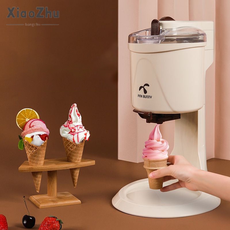 xiaozhubangchu Máy làm kem trang chủ máy làm kem tự làm máy làm kem mini máy làm sữa chua tự động nhỏ máy làm kem