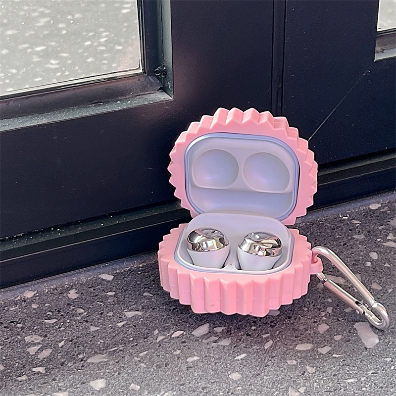 Vỏ Bảo Vệ Hộp Sạc Tai Nghe Không Dây samsung galaxy buds pro & buds2 pro Chống Sốc Hình Hạt Đậu Sô Cô La & buds fe